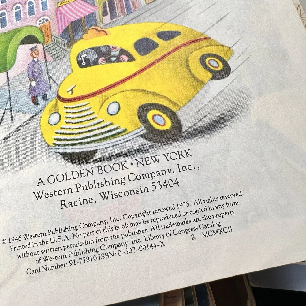 Little Golden Books Lot‎ 4 Poky Little Puppy Scooby Doo Barbie Taxi Kids